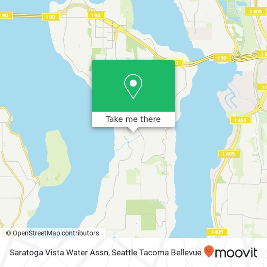 Saratoga Vista Water Assn map