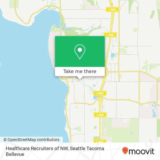 Mapa de Healthcare Recruiters of NW