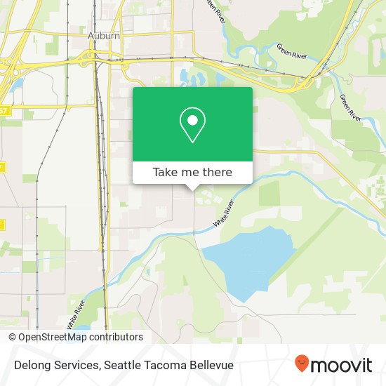 Delong Services map