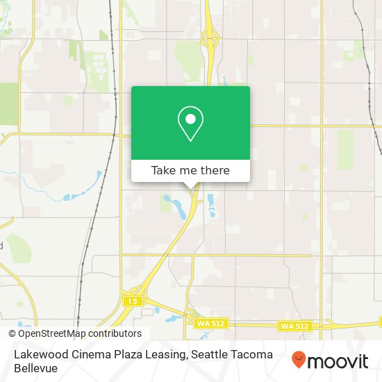 Mapa de Lakewood Cinema Plaza Leasing