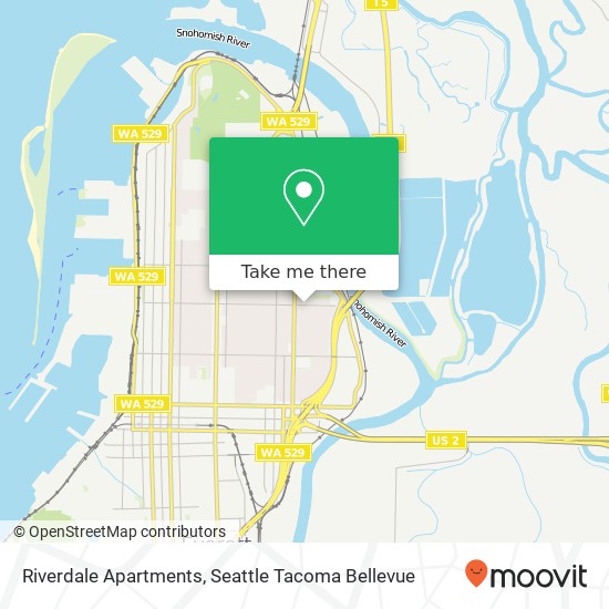 Mapa de Riverdale Apartments