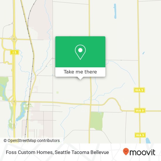 Foss Custom Homes map