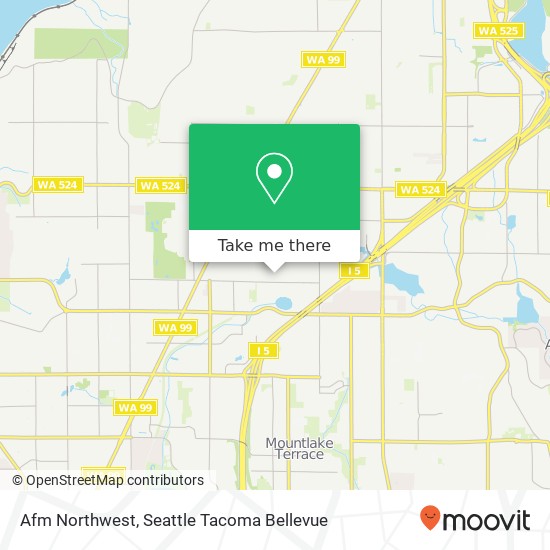 Mapa de Afm Northwest