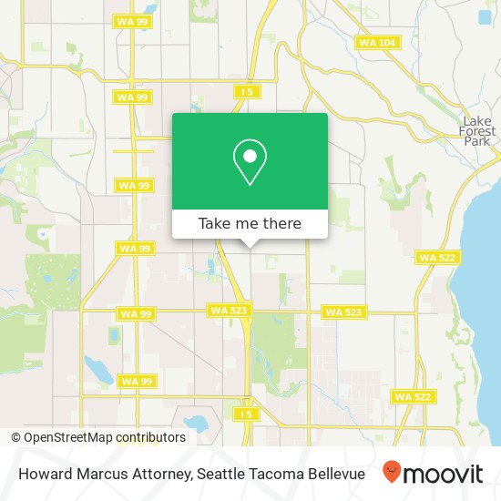 Mapa de Howard Marcus Attorney