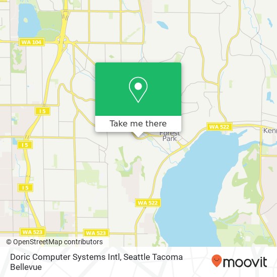 Doric Computer Systems Intl map