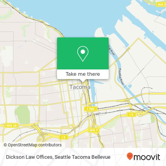 Dickson Law Offices map