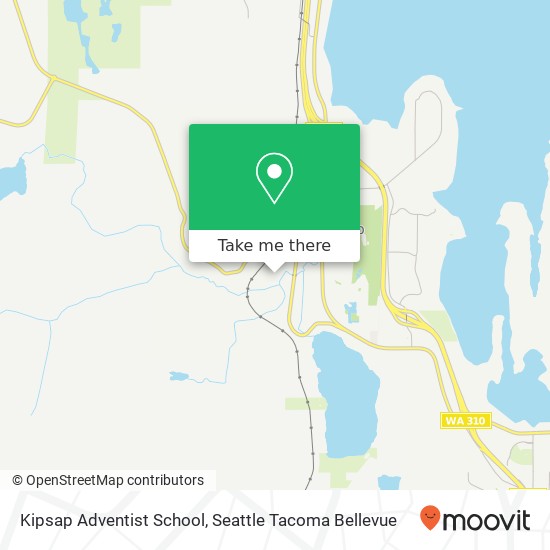 Mapa de Kipsap Adventist School