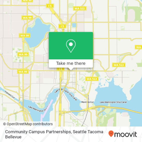 Community Campus Partnerships map