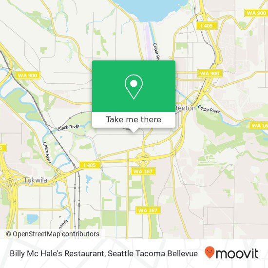 Mapa de Billy Mc Hale's Restaurant