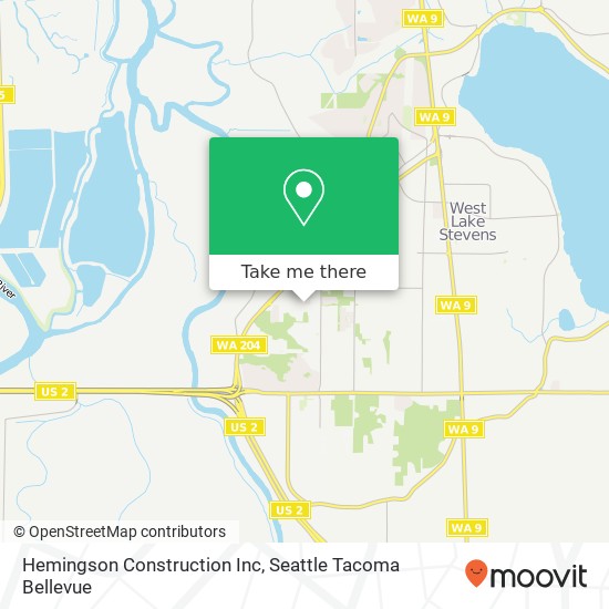 Hemingson Construction Inc map