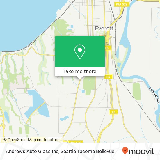 Mapa de Andrews Auto Glass Inc