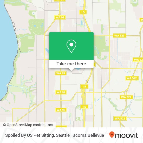 Spoiled By US Pet Sitting map