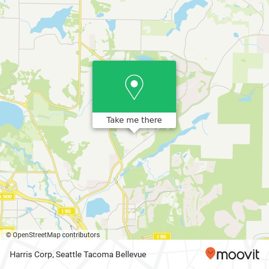 Harris Corp map