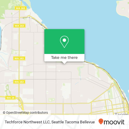 Mapa de Techforce Northwest LLC