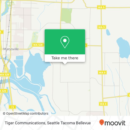 Tiger Communications map