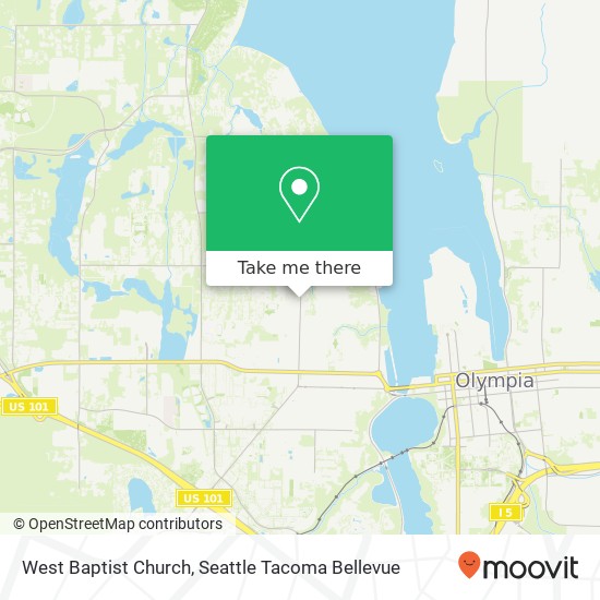Mapa de West Baptist Church