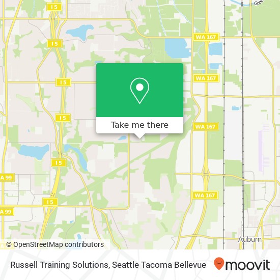 Russell Training Solutions map