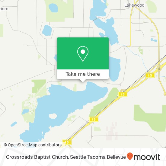 Mapa de Crossroads Baptist Church