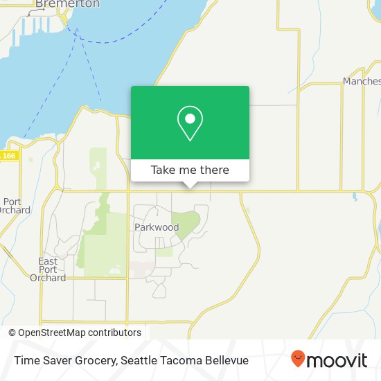 Time Saver Grocery map