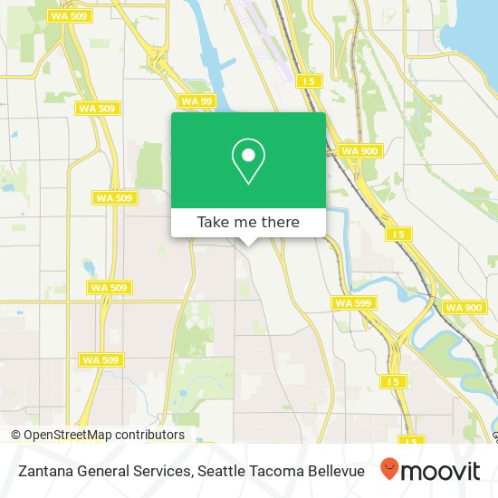 Zantana General Services map