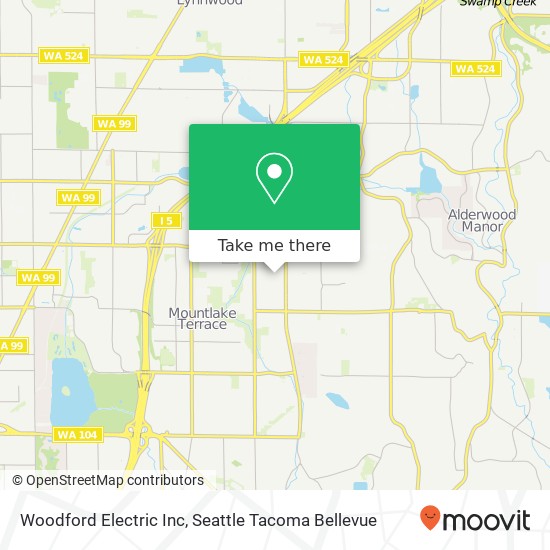 Woodford Electric Inc map