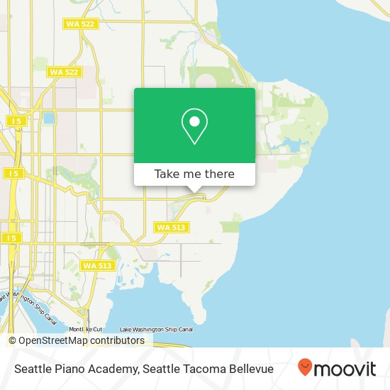 Seattle Piano Academy map