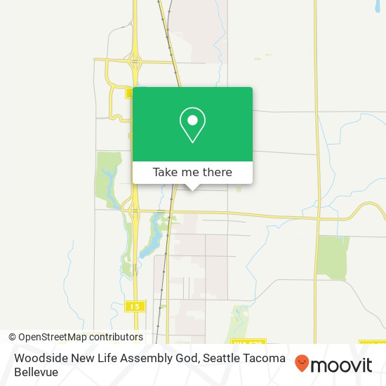 Mapa de Woodside New Life Assembly God