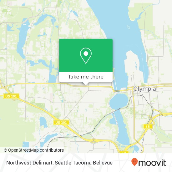 Northwest Delimart map