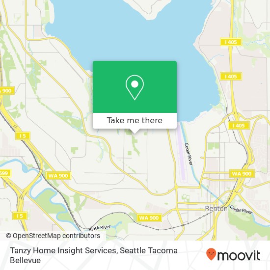 Tanzy Home Insight Services map