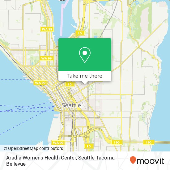 Mapa de Aradia Womens Health Center