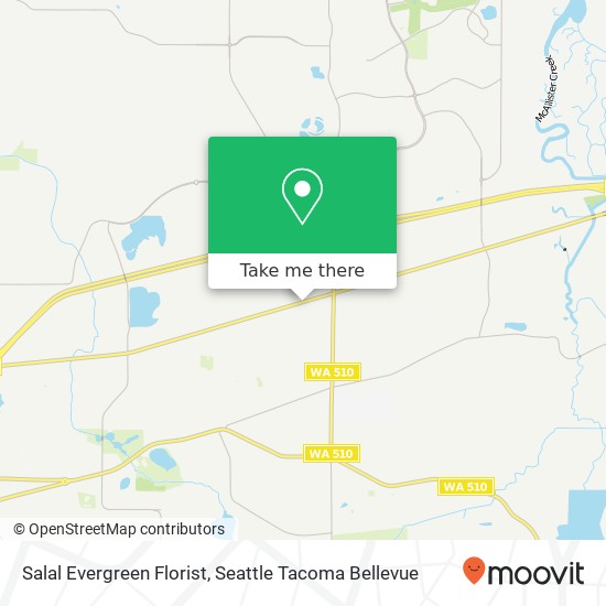 Salal Evergreen Florist map