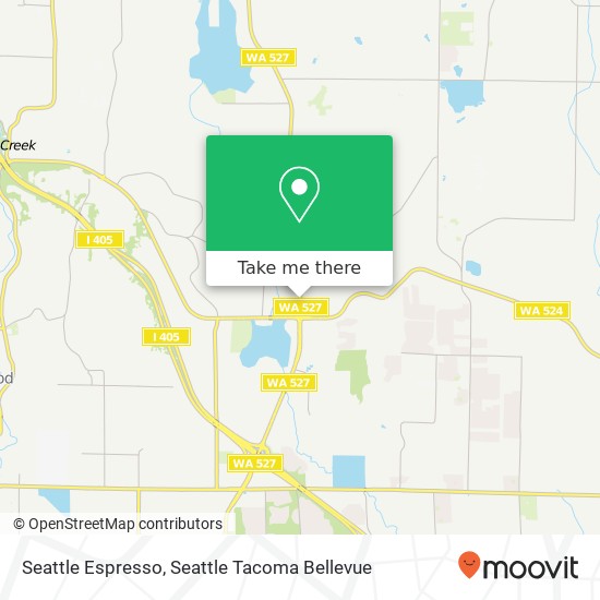 Mapa de Seattle Espresso