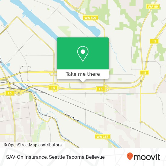 SAV-On Insurance map