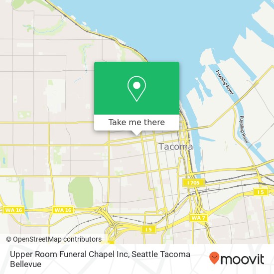 Mapa de Upper Room Funeral Chapel Inc