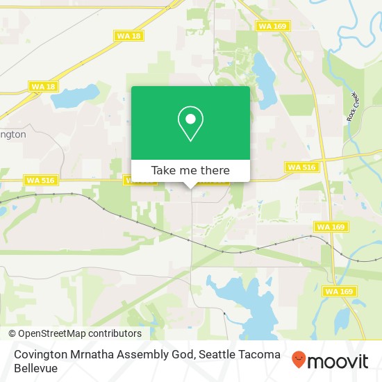 Mapa de Covington Mrnatha Assembly God