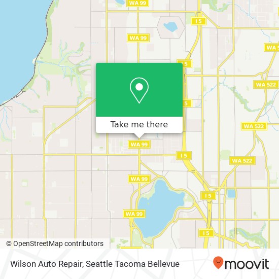 Mapa de Wilson Auto Repair