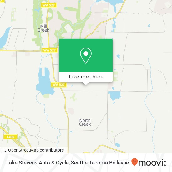 Lake Stevens Auto & Cycle map