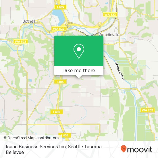 Mapa de Isaac Business Services Inc