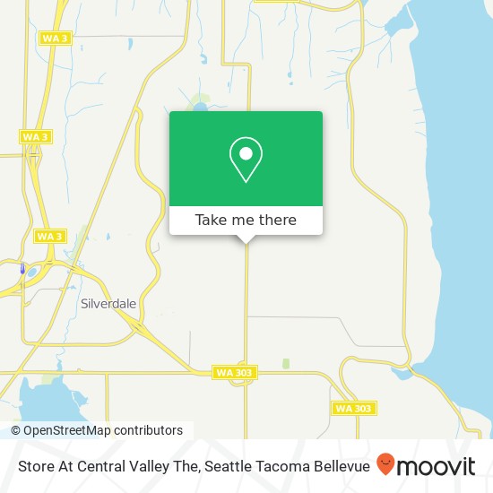 Mapa de Store At Central Valley The