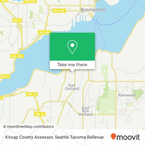 Mapa de Kitsap County Assessor