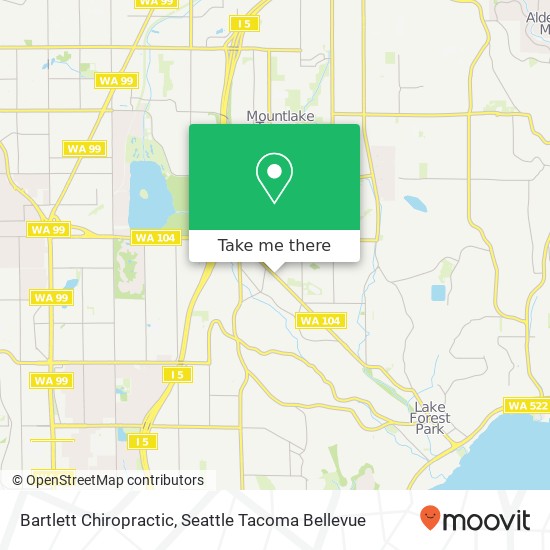 Bartlett Chiropractic map