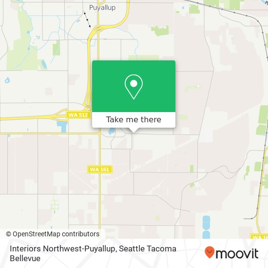 Mapa de Interiors Northwest-Puyallup