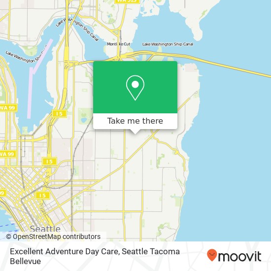 Excellent Adventure Day Care map