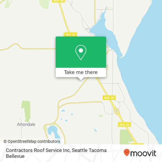 Contractors Roof Service Inc map