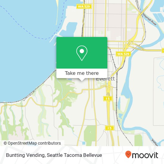 Mapa de Buntting Vending
