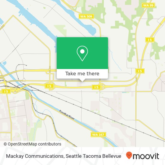 Mapa de Mackay Communications