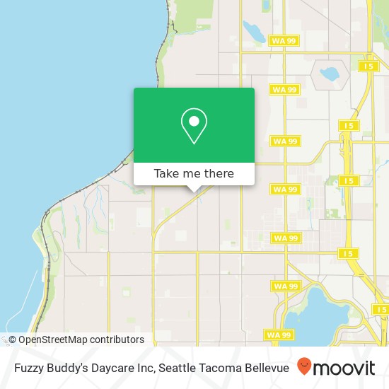 Fuzzy Buddy's Daycare Inc map