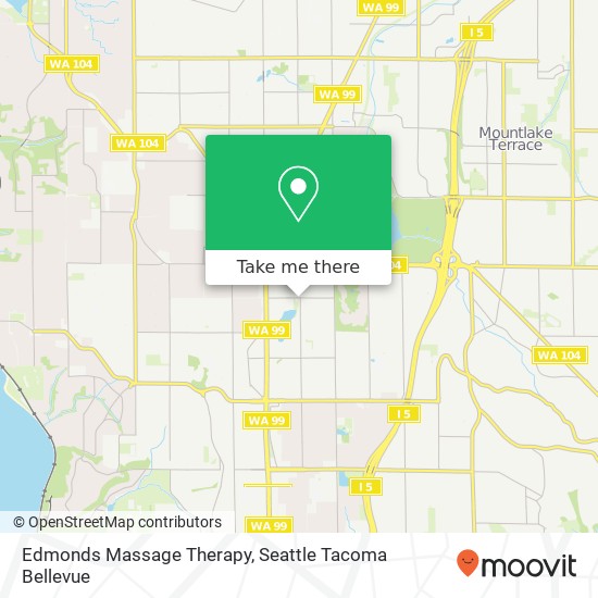 Edmonds Massage Therapy map