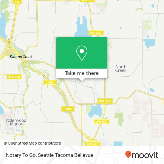 Notary To Go map