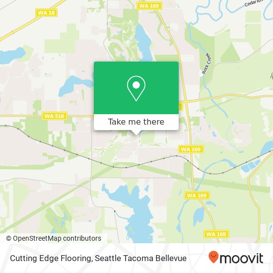 Mapa de Cutting Edge Flooring